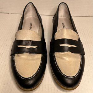 Kangnai Shoes | Kangnai Penny Loafers two-tone size 39